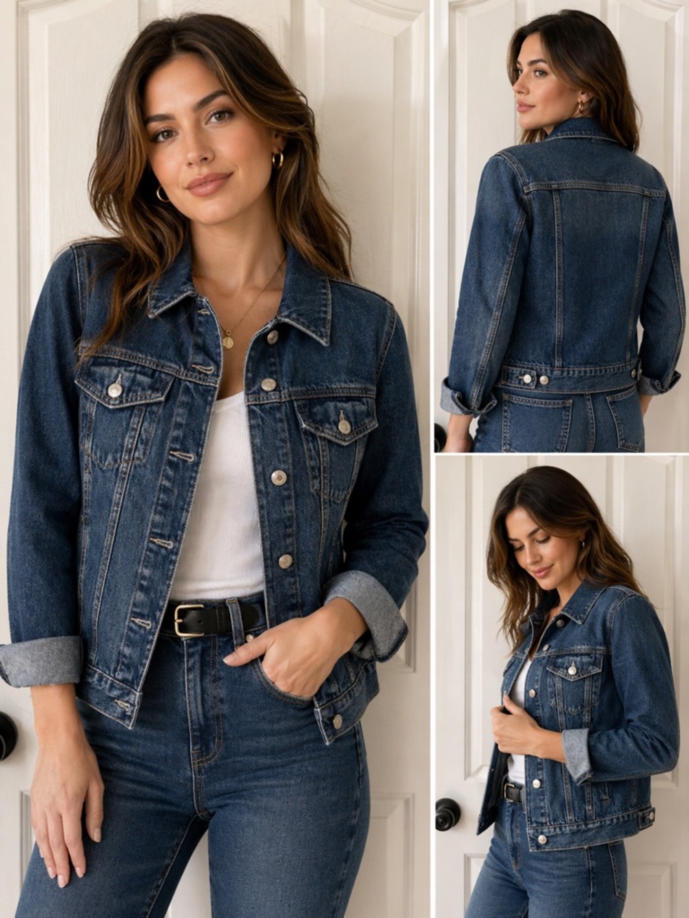 Topshop Blue Denim Jean Jacket Like New